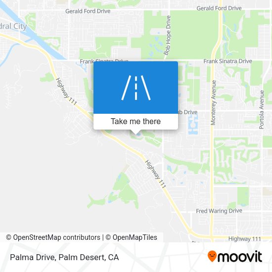 Mapa de Palma Drive