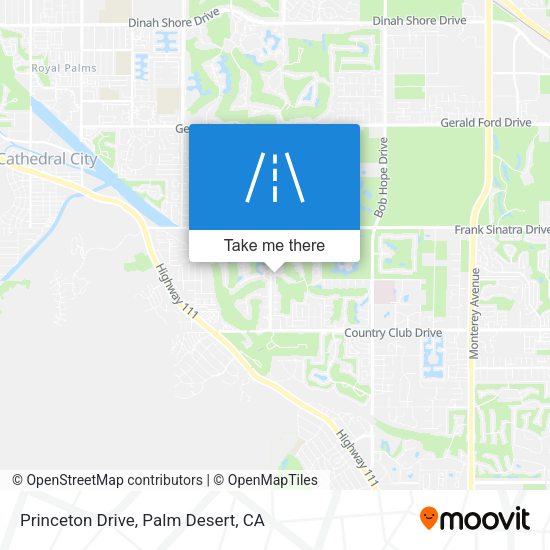 Princeton Drive map