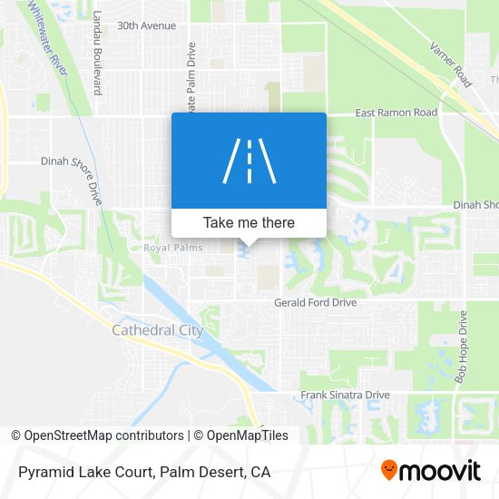 Pyramid Lake Court map