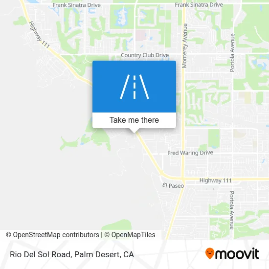 Rio Del Sol Road map