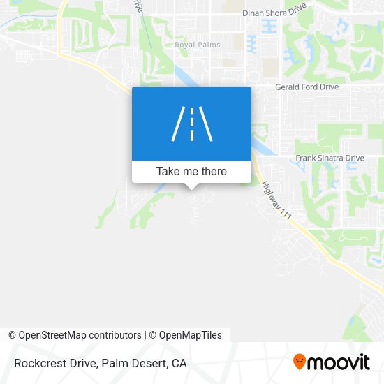 Rockcrest Drive map