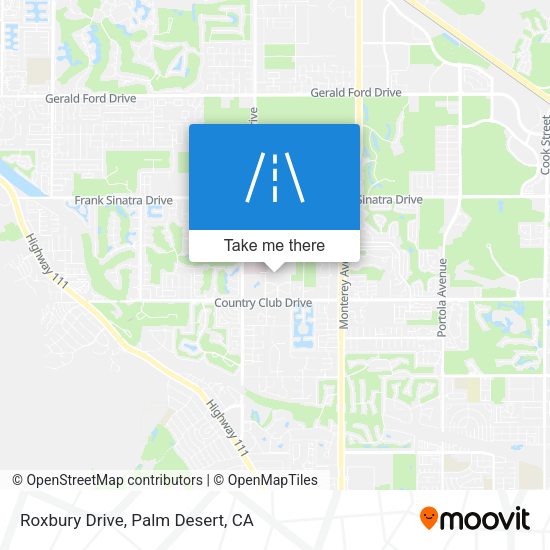 Mapa de Roxbury Drive