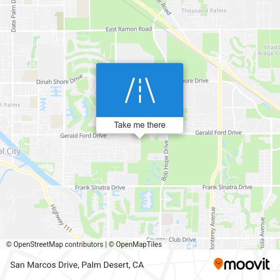 San Marcos Drive map