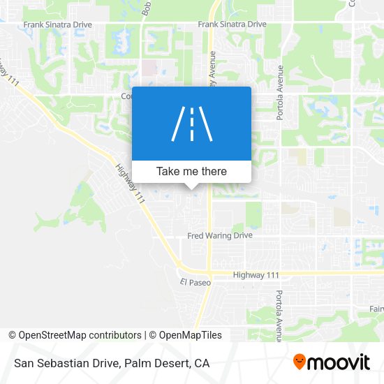 San Sebastian Drive map