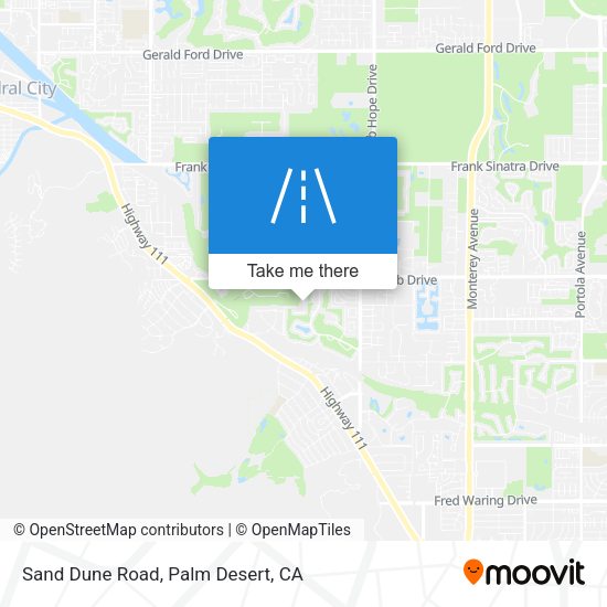 Sand Dune Road map
