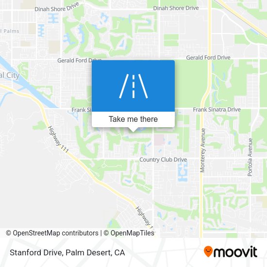 Mapa de Stanford Drive
