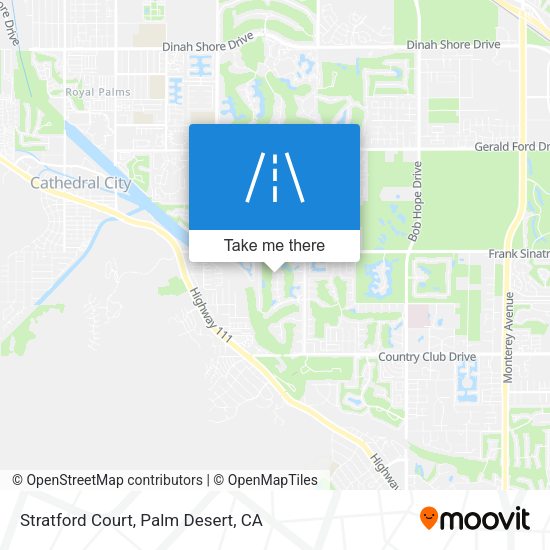 Mapa de Stratford Court