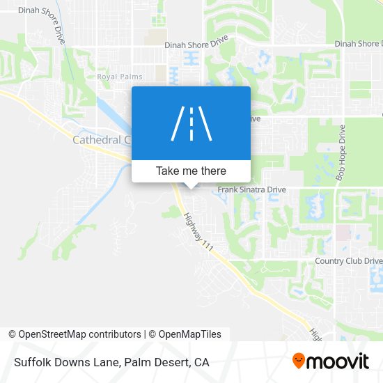 Suffolk Downs Lane map