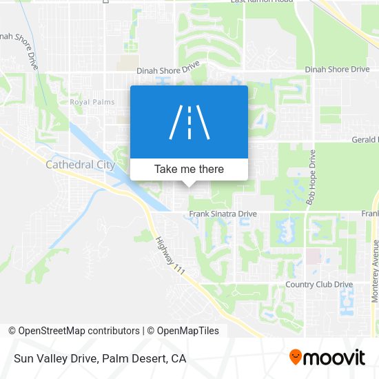 Sun Valley Drive map