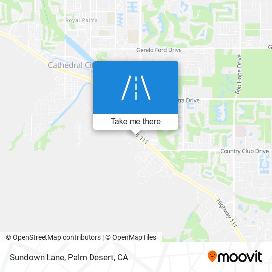 Sundown Lane map