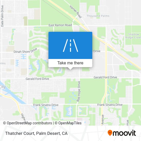 Thatcher Court map