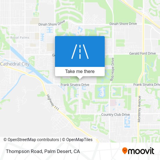 Mapa de Thompson Road