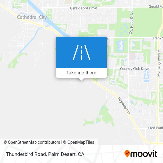 Mapa de Thunderbird Road