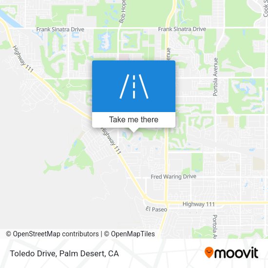 Toledo Drive map