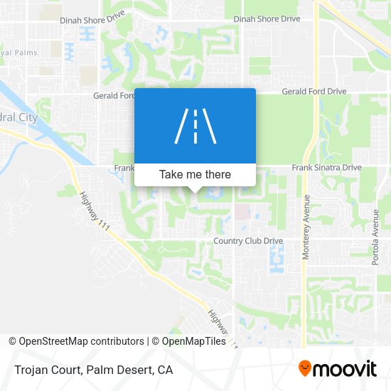 Trojan Court map