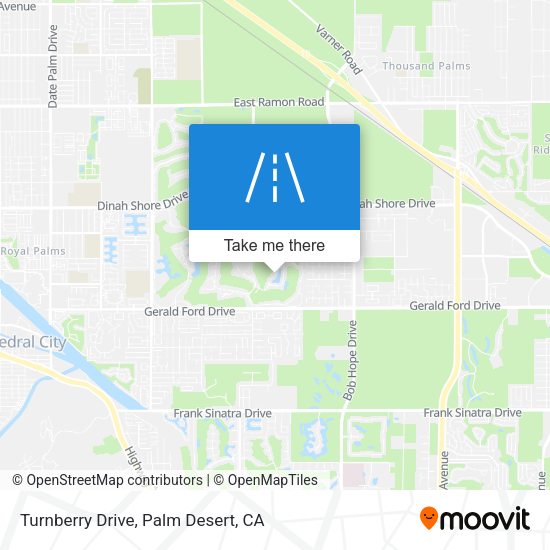 Turnberry Drive map