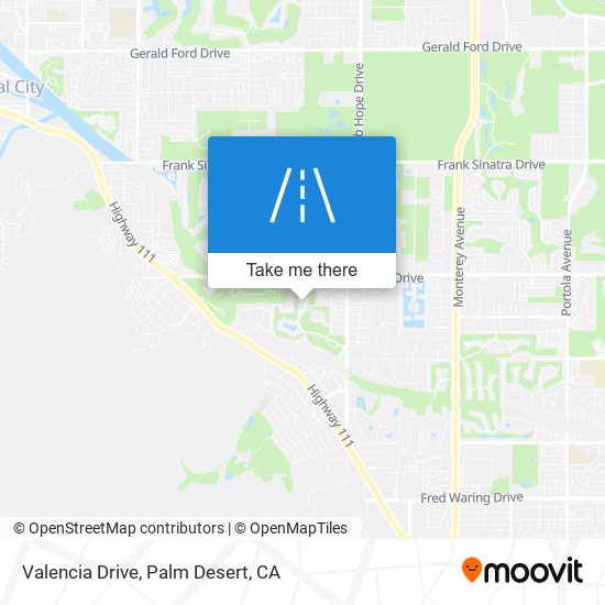 Valencia Drive map