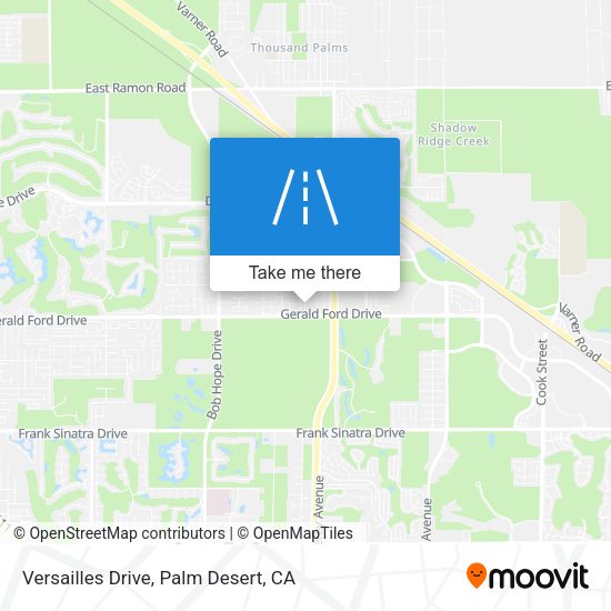 Mapa de Versailles Drive