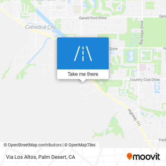 Via Los Altos map