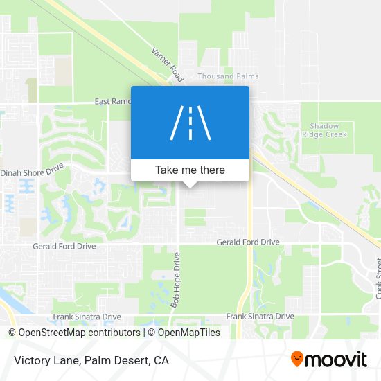 Mapa de Victory Lane