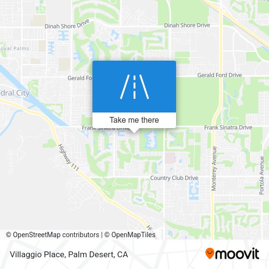 Villaggio Place map