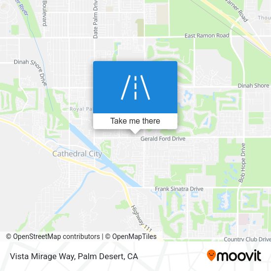 Vista Mirage Way map