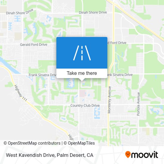 Mapa de West Kavendish Drive
