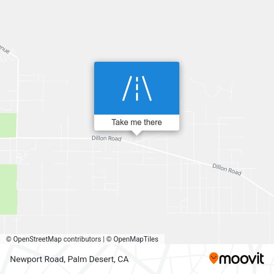 Newport Road map