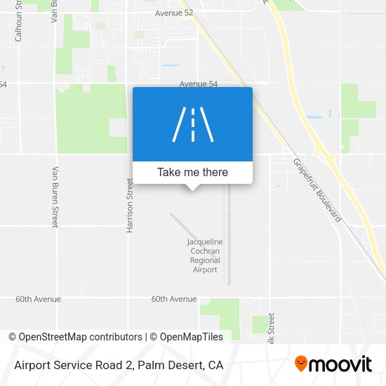 Airport Service Road 2 map