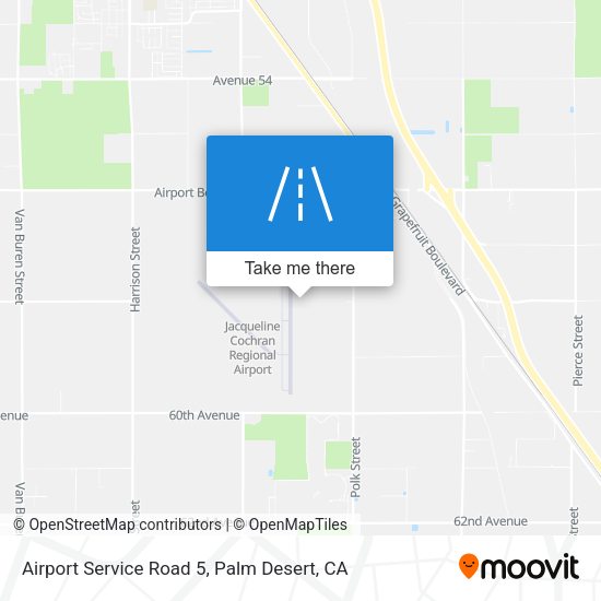 Mapa de Airport Service Road 5