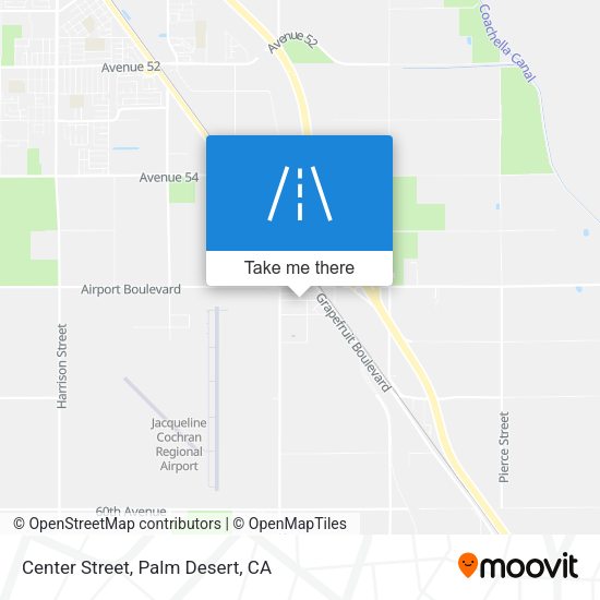 Mapa de Center Street