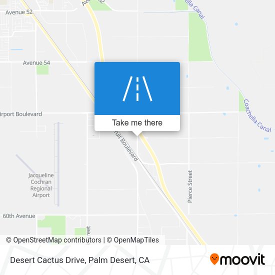 Desert Cactus Drive map