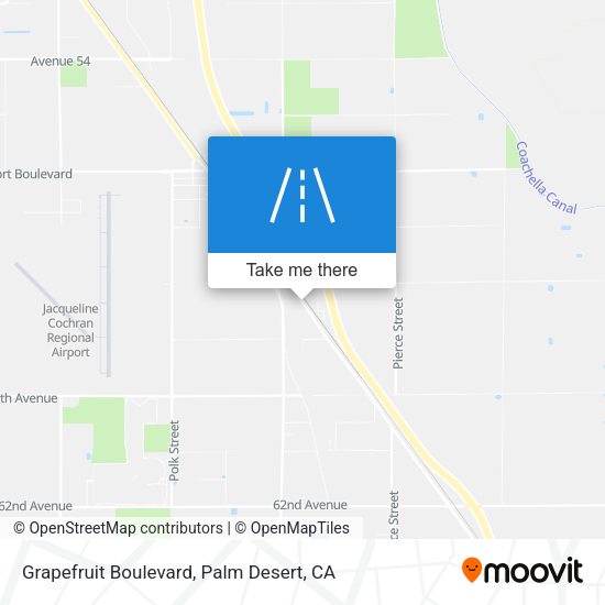 Grapefruit Boulevard map