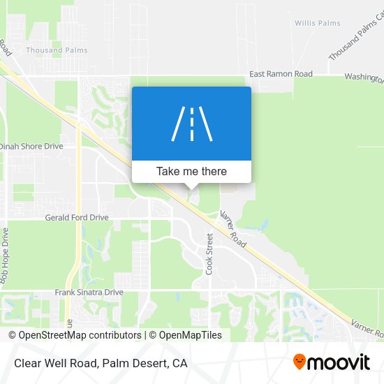 Mapa de Clear Well Road