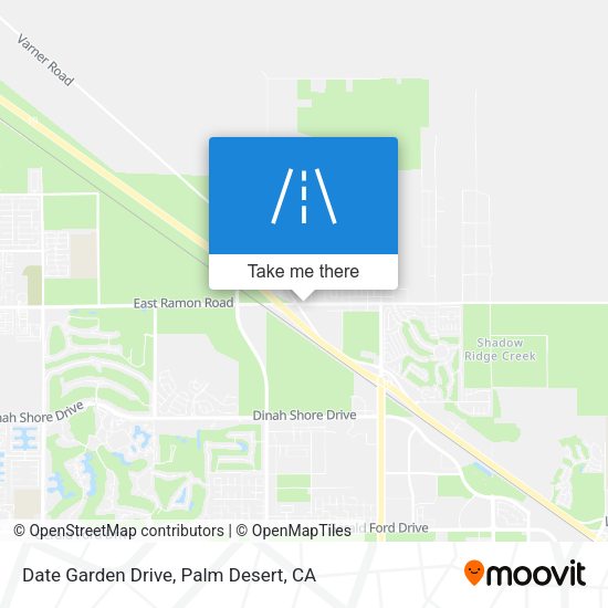 Date Garden Drive map