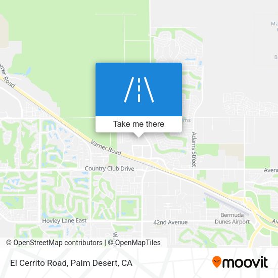 El Cerrito Road map