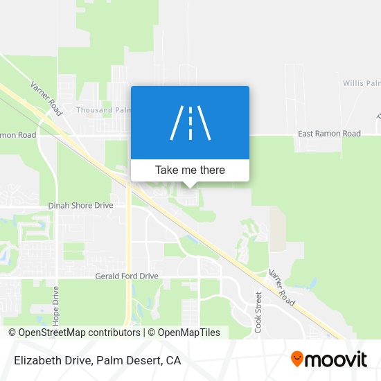 Mapa de Elizabeth Drive