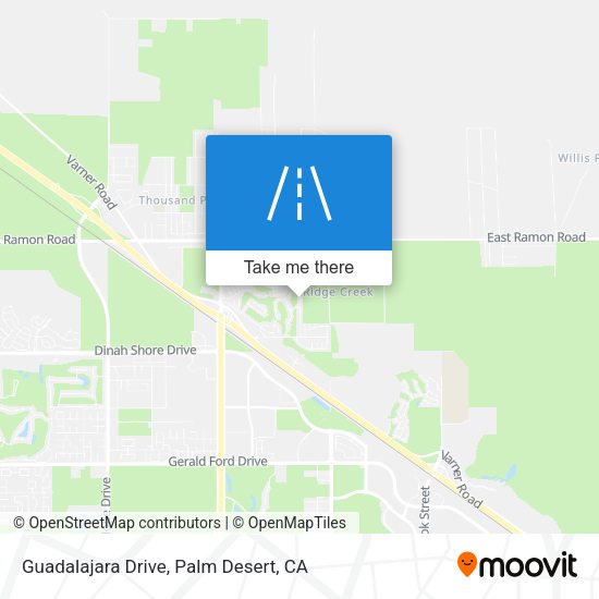Mapa de Guadalajara Drive