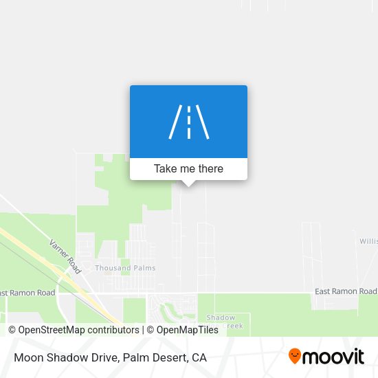 Moon Shadow Drive map