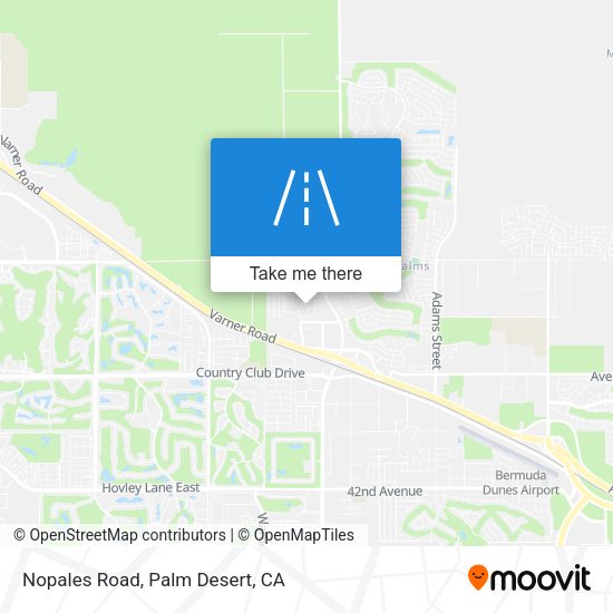 Mapa de Nopales Road