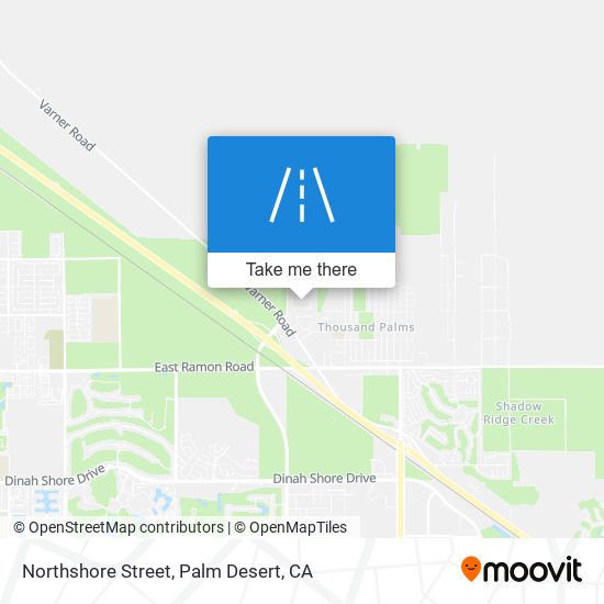 Northshore Street map