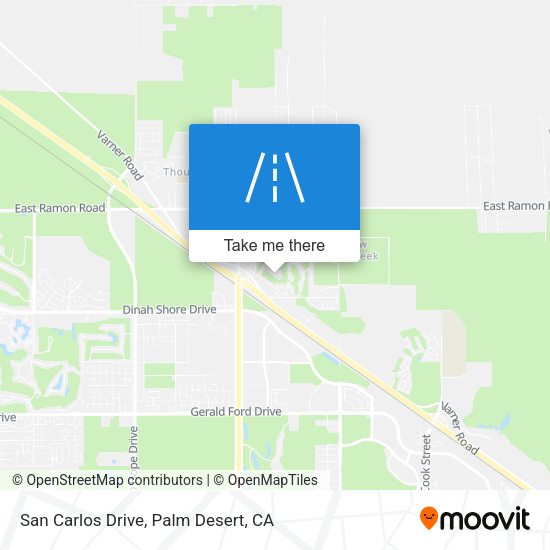 San Carlos Drive map