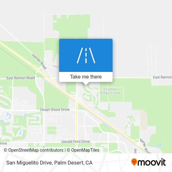 San Miguelito Drive map