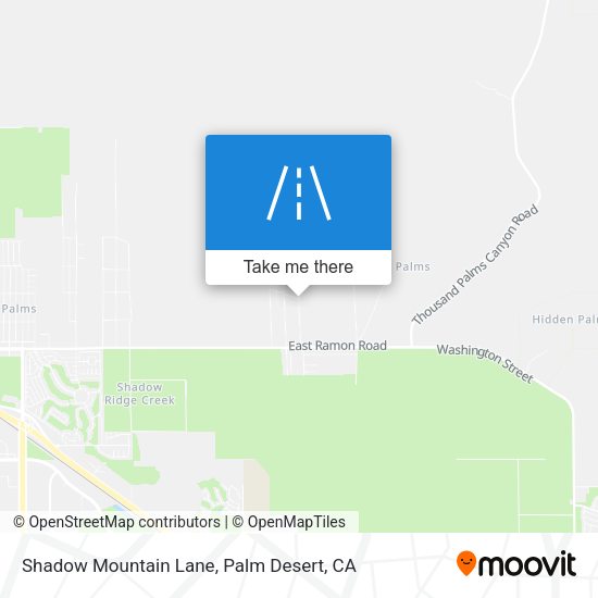 Mapa de Shadow Mountain Lane