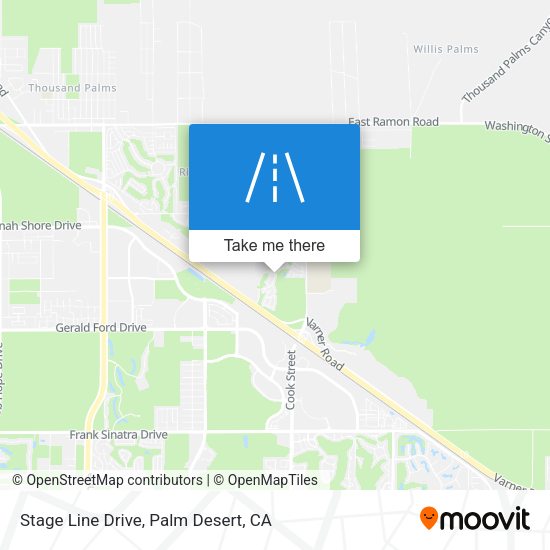 Stage Line Drive map