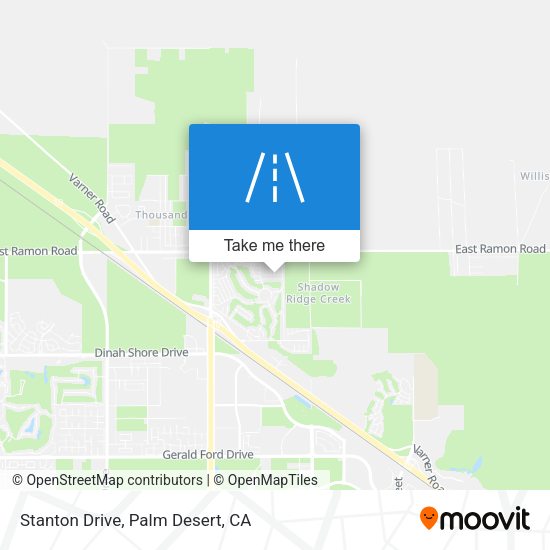 Stanton Drive map