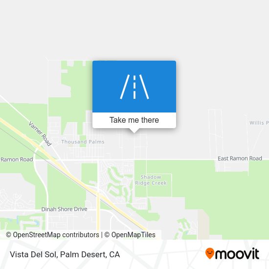 Vista Del Sol map