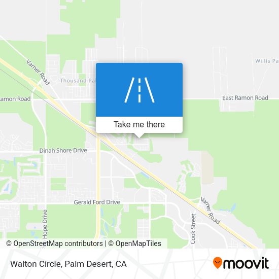 Walton Circle map
