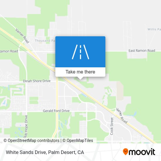 White Sands Drive map