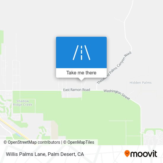 Mapa de Willis Palms Lane